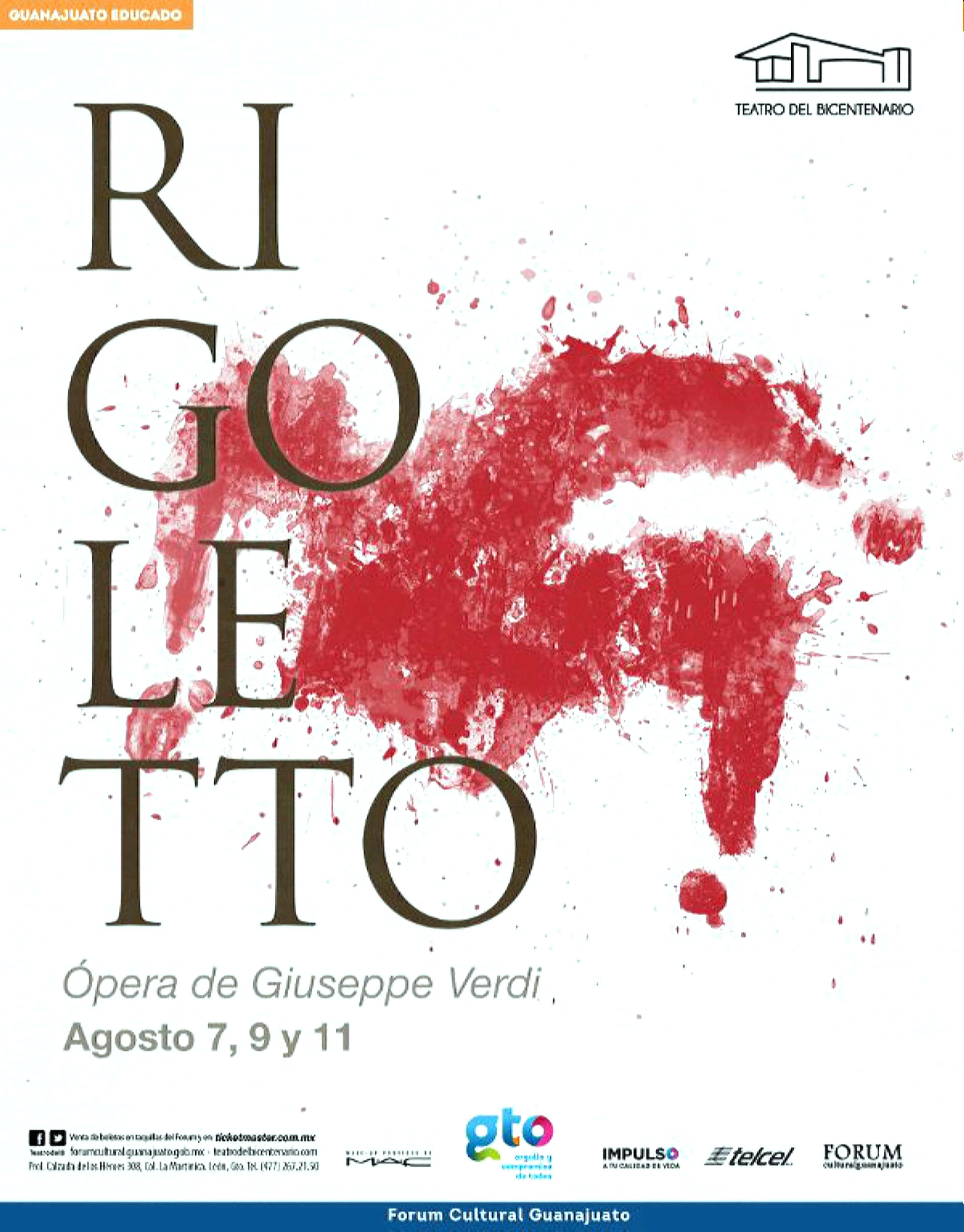 Rigoletto at Teatro del Bicentenario, early 2010s
