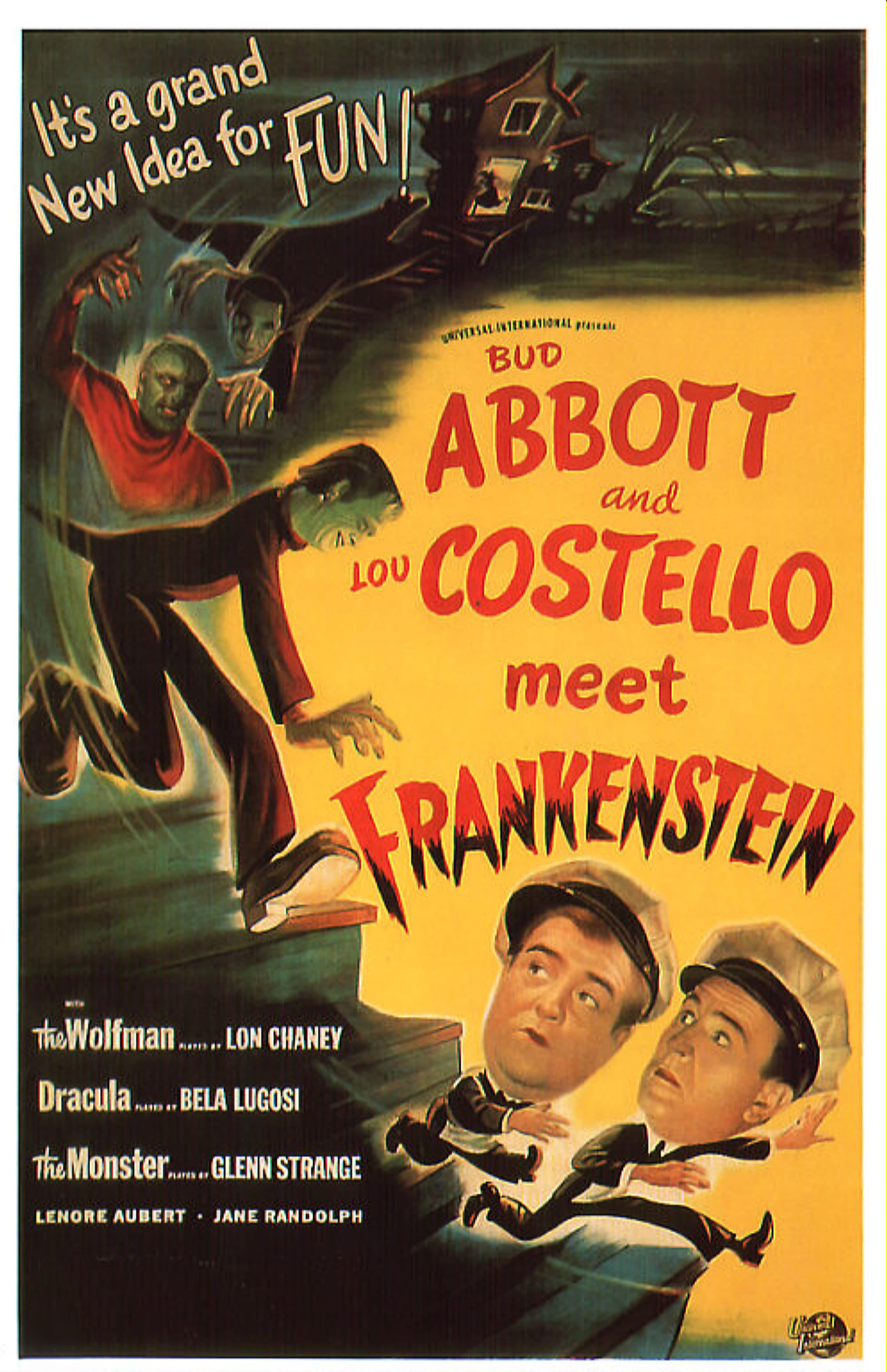Abbott and Costello Meet Frankenstein, Horror-Comedy Classic, 1948