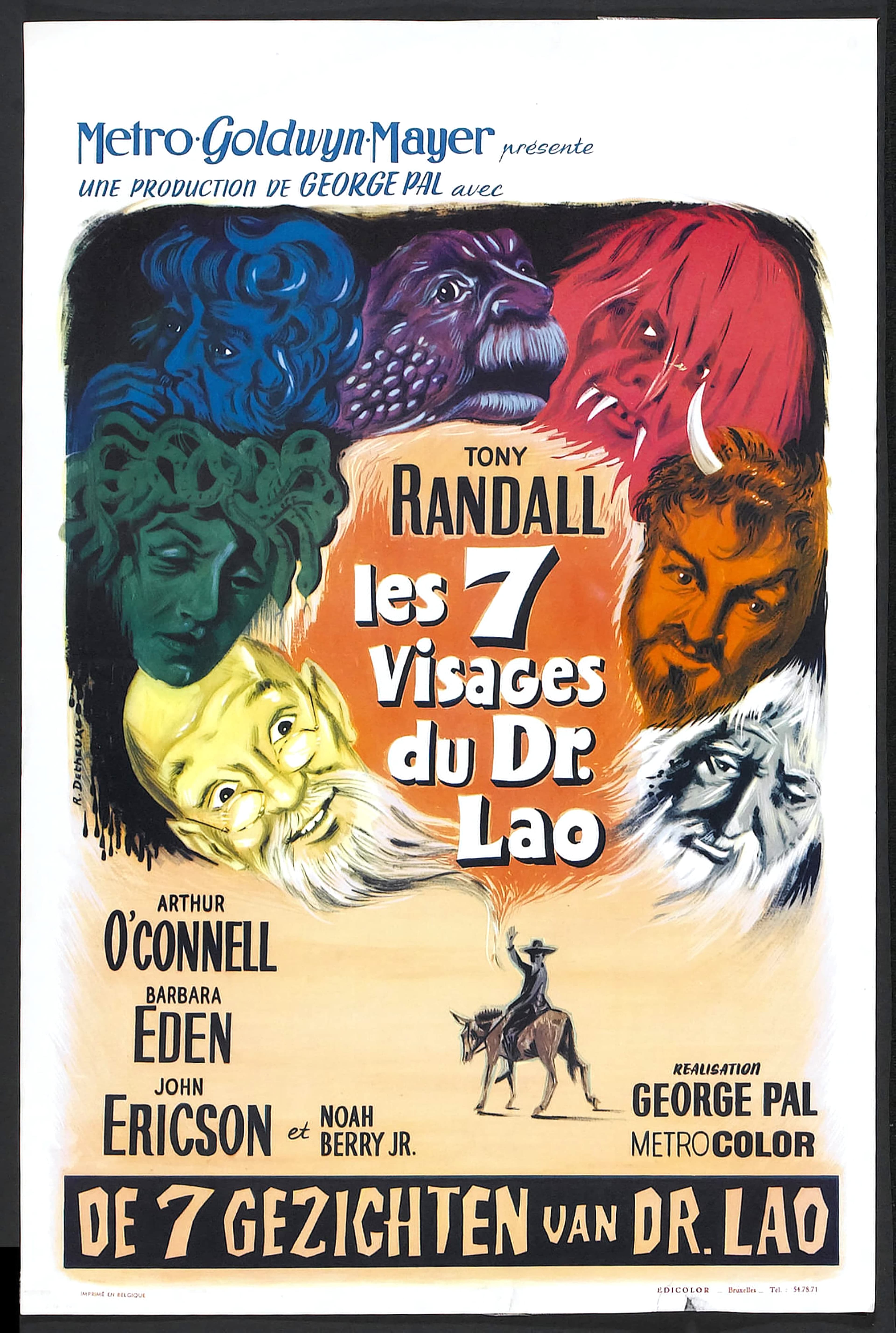 Les 7 Visages du Dr. Lao, Tony Randall & George Pal, 1960s