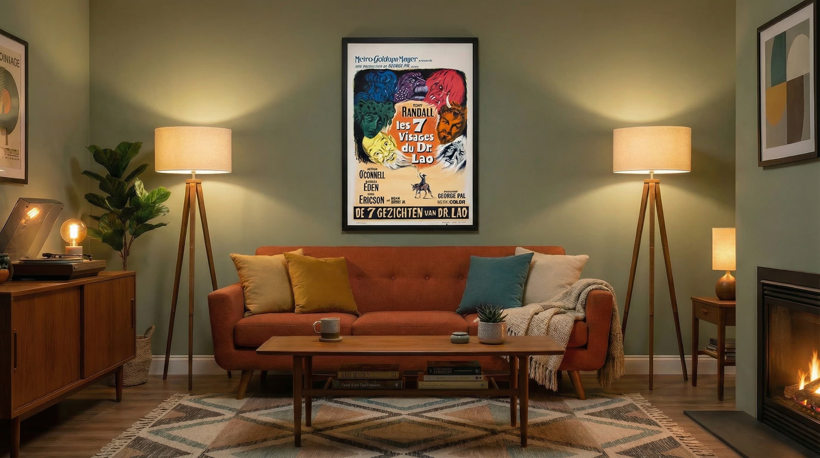 Les 7 Visages du Dr. Lao, Tony Randall & George Pal, 1960s 2
