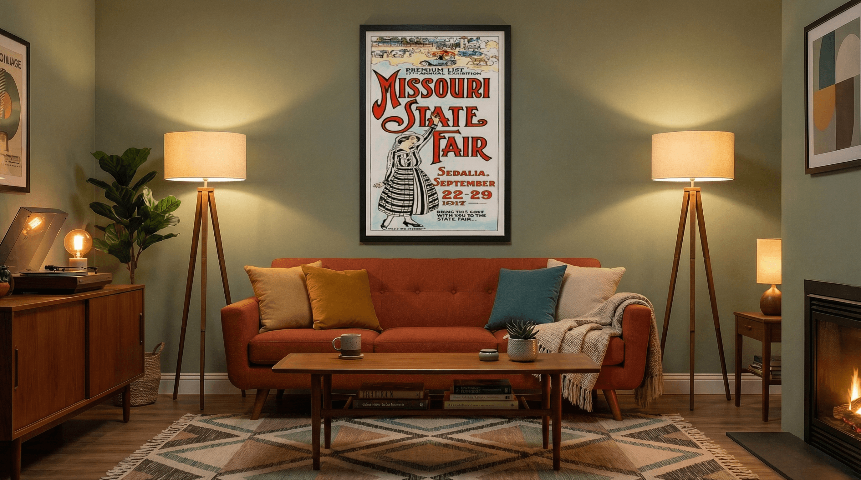 Missouri State Fair, Sedalia Premium List Poster, 1917 2