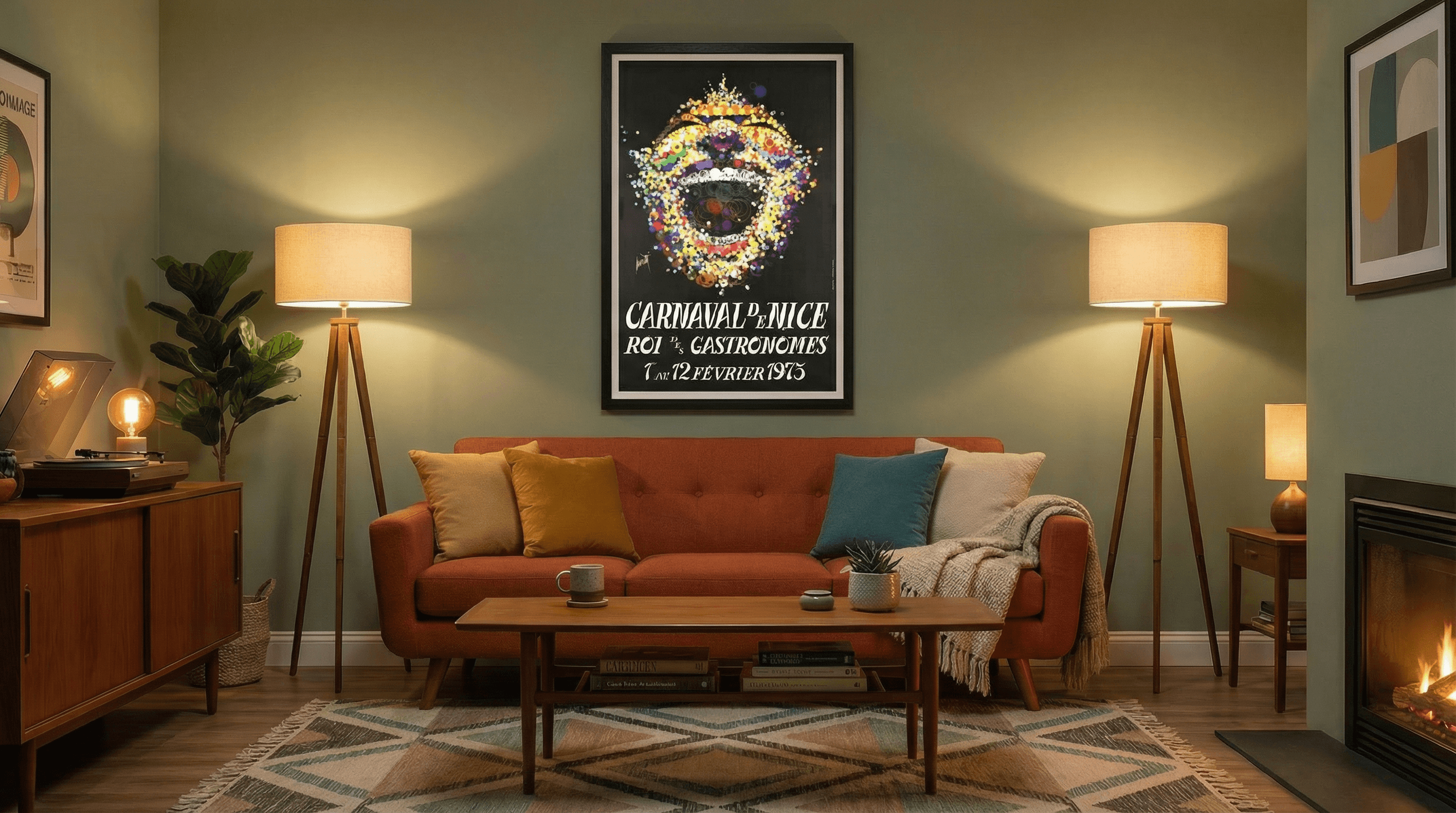 Carnaval de Nice, Roi des Gastronomes, 1975 Poster 2