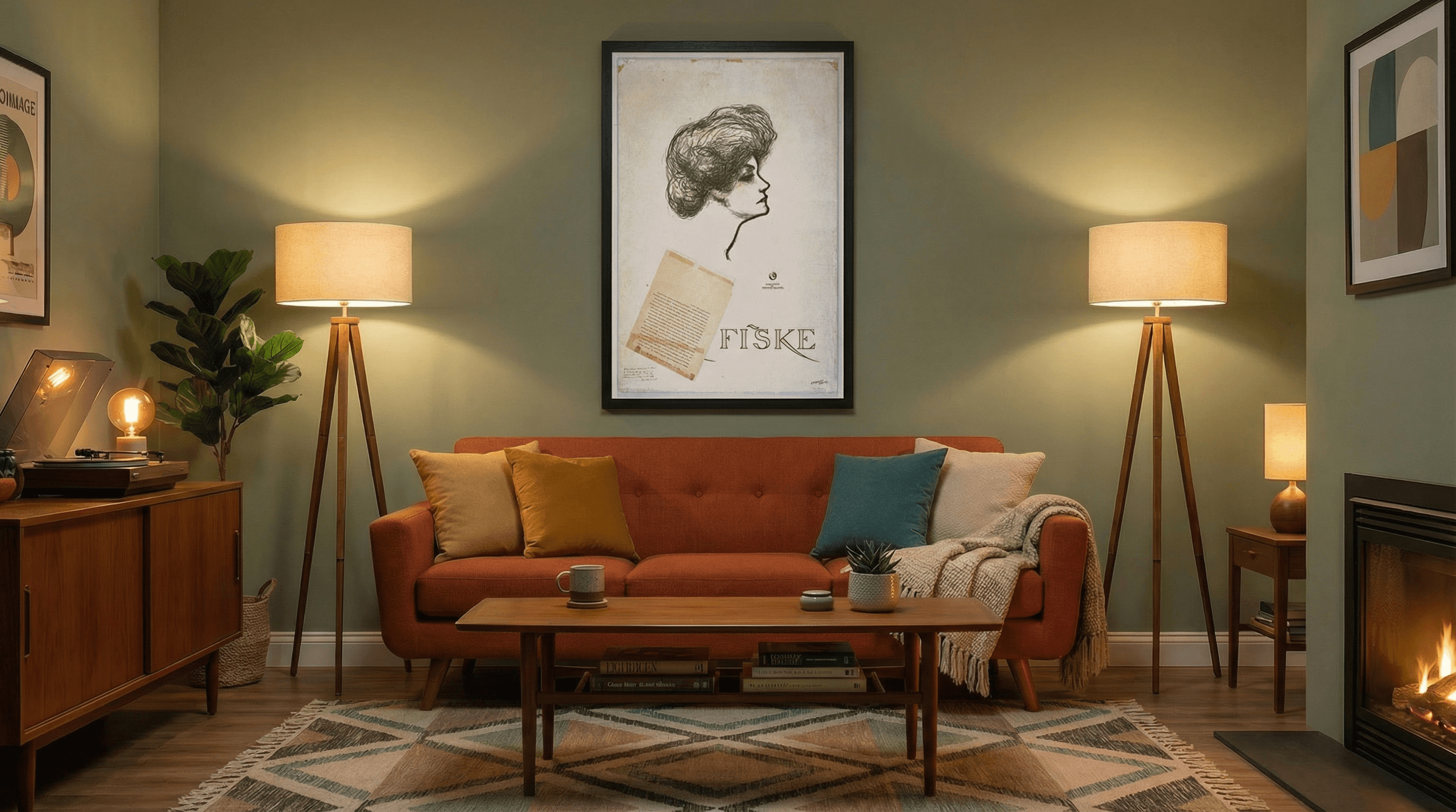 Mrs. Fiske, theatrical portrait poster, early 1900s 2