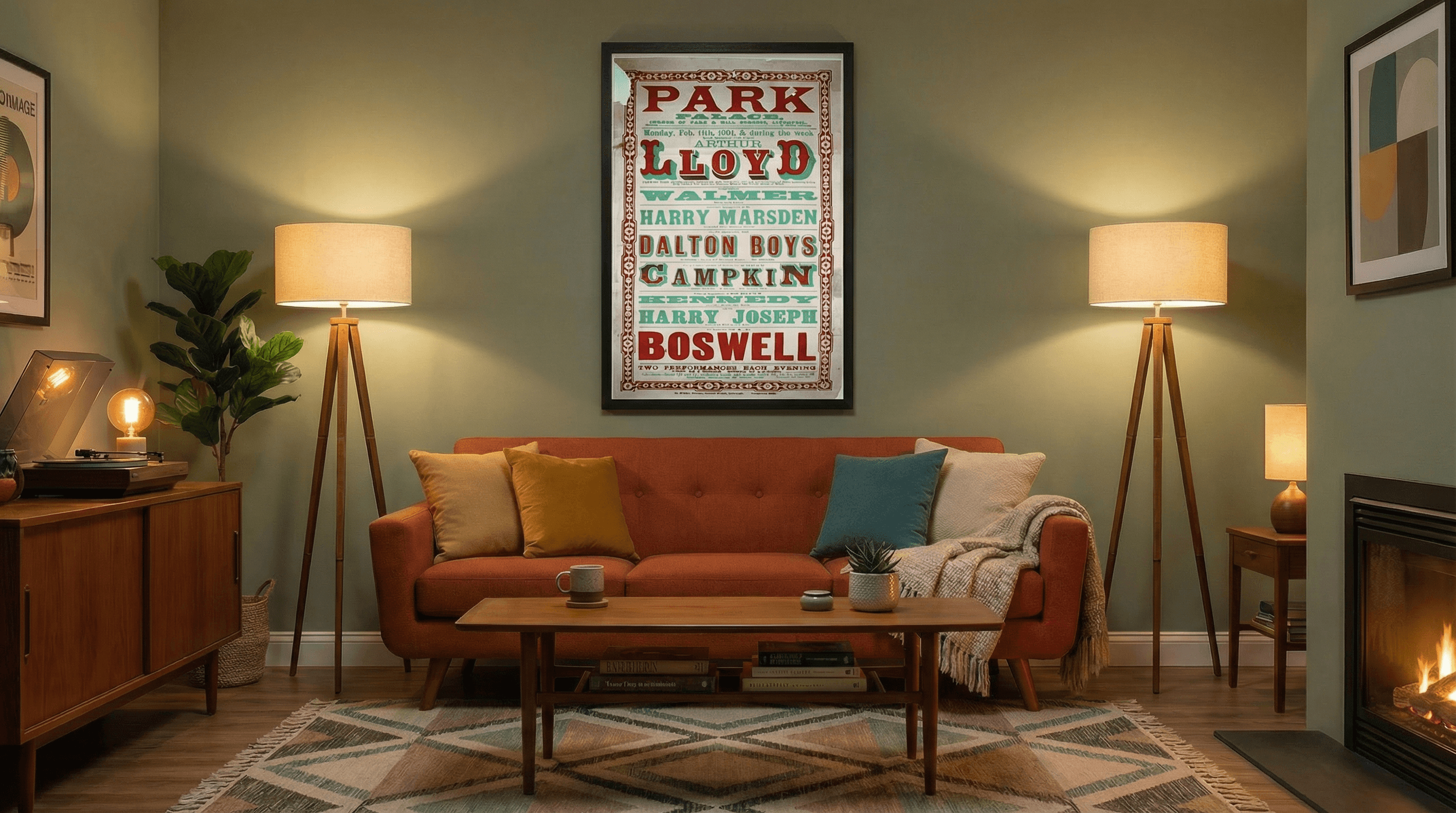 Arthur Lloyd at the Park Palace, Liverpool, 1901 music hall bill 2