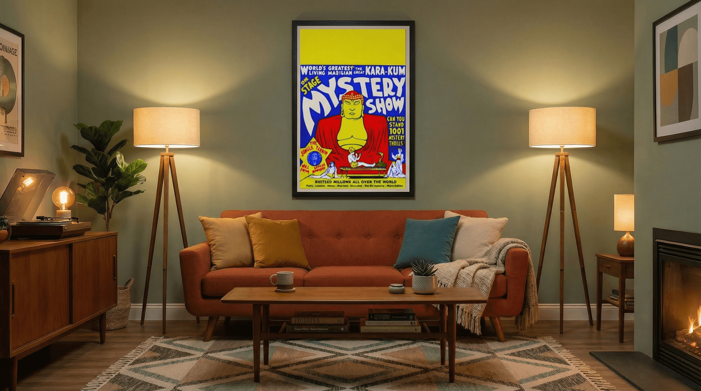 Kara-Kum Mystery Show, World Touring Magician Poster, c.1930s 2