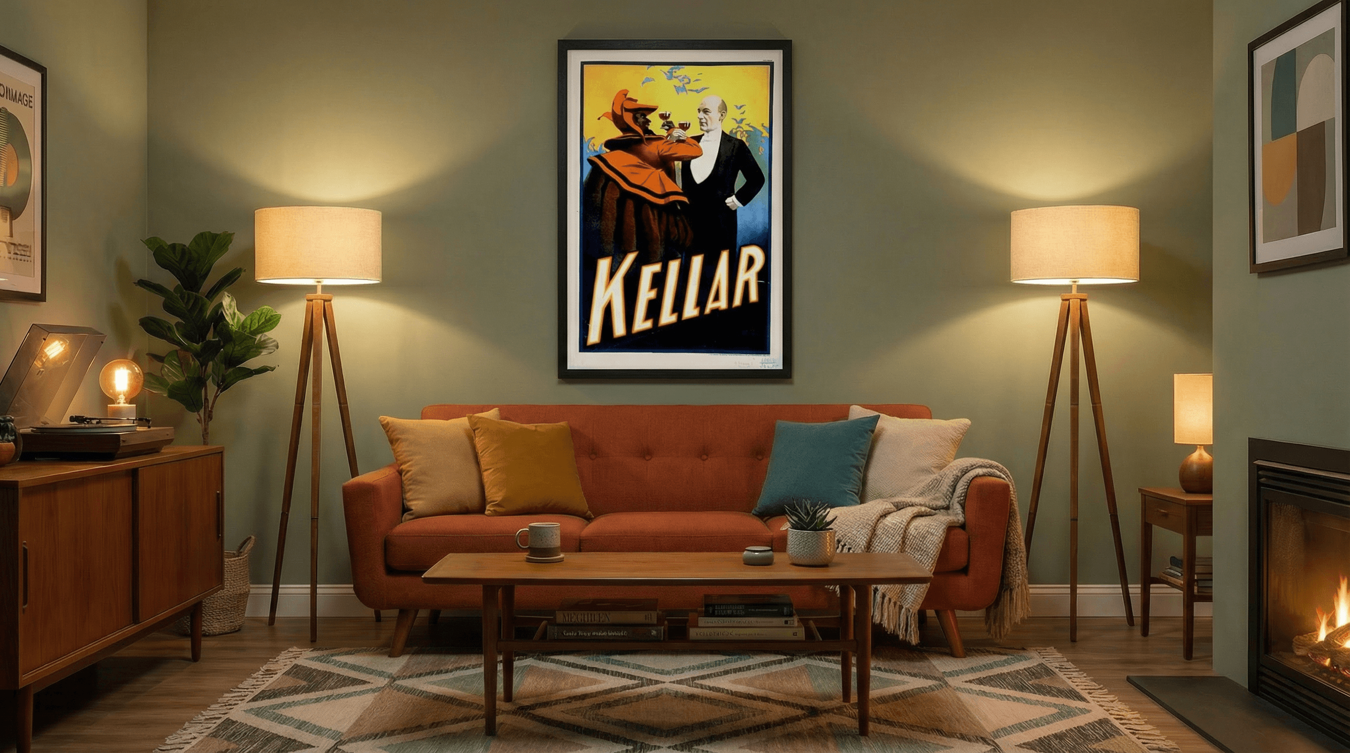 Kellar the Magician with Devil Figure, ca. 1890s 2