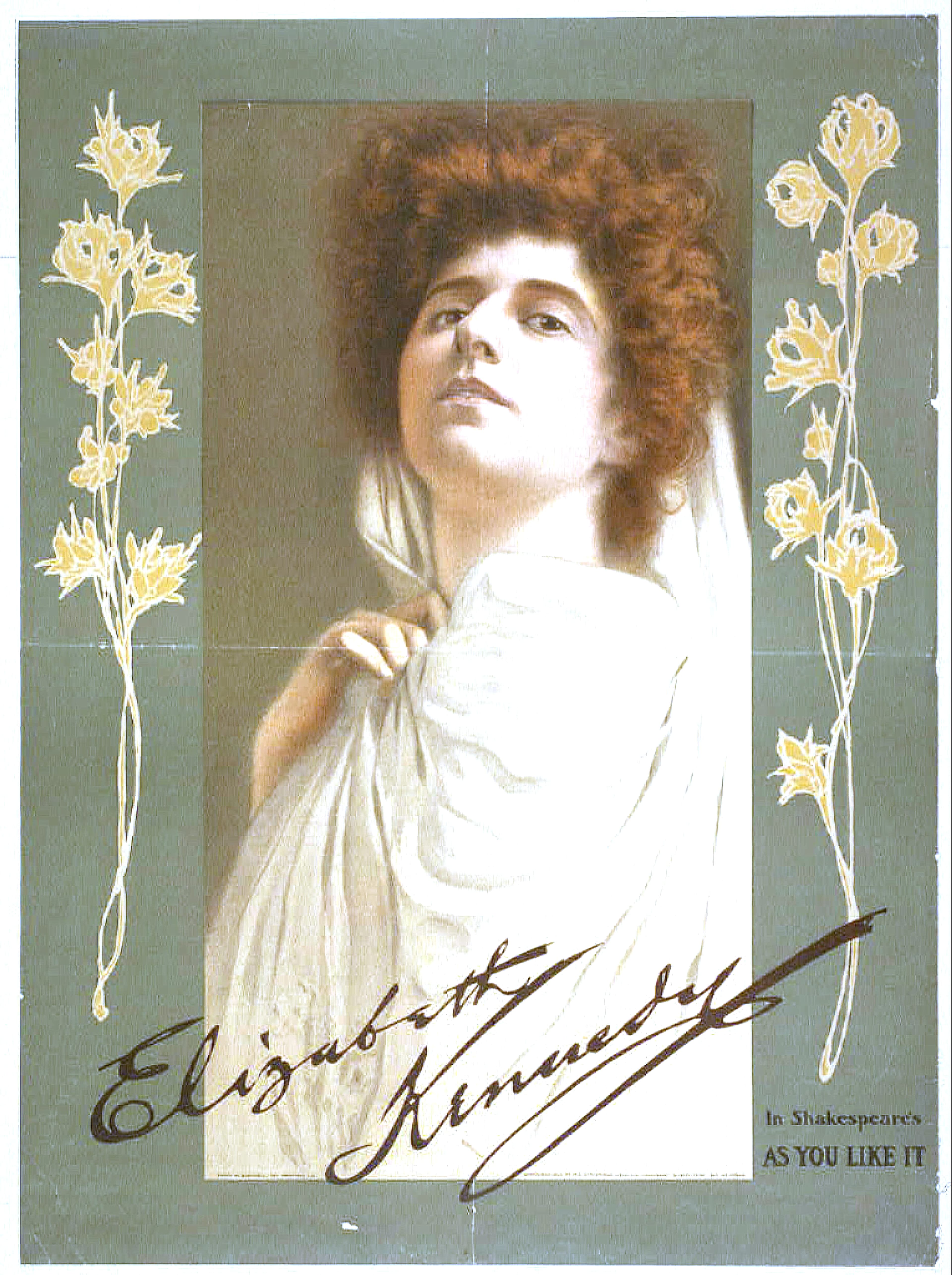 Elizabeth Kennedy in Shakespeare’s As You Like It, c.1900s