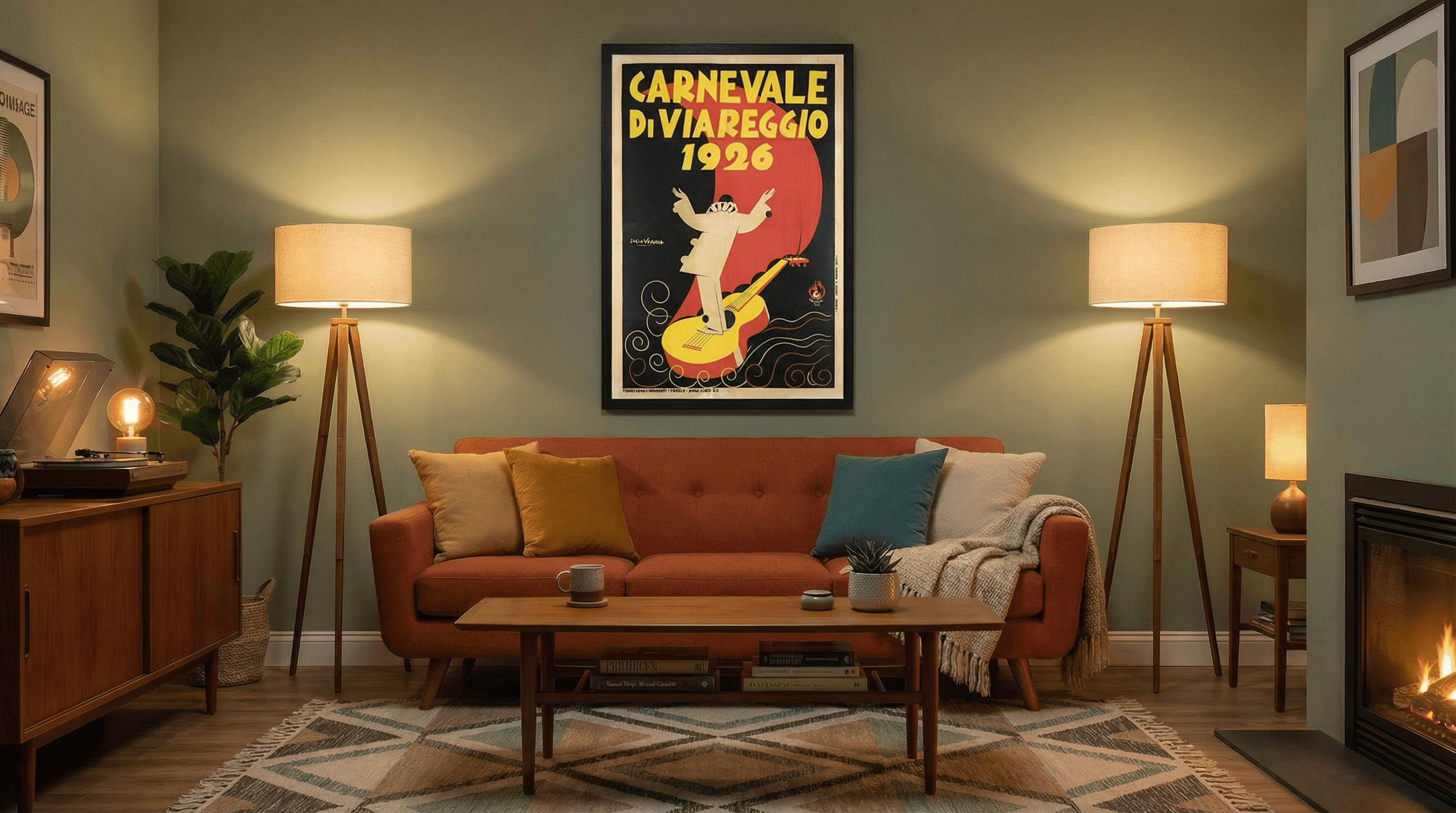 Carnevale di Viareggio, Pierrot on Guitar, 1926 2