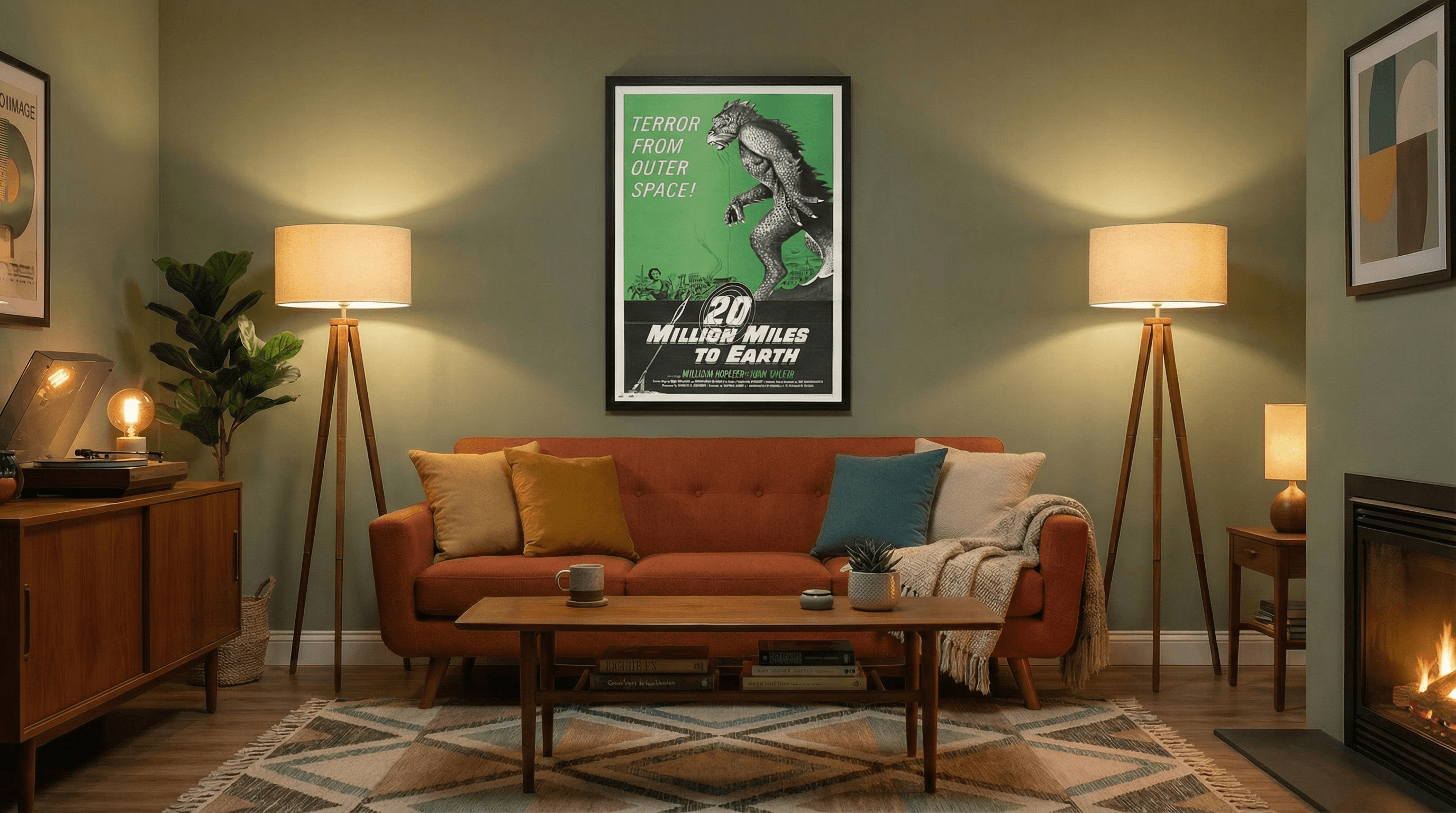 20 Million Miles to Earth, William Hopper & Joan Taylor, 1957 2