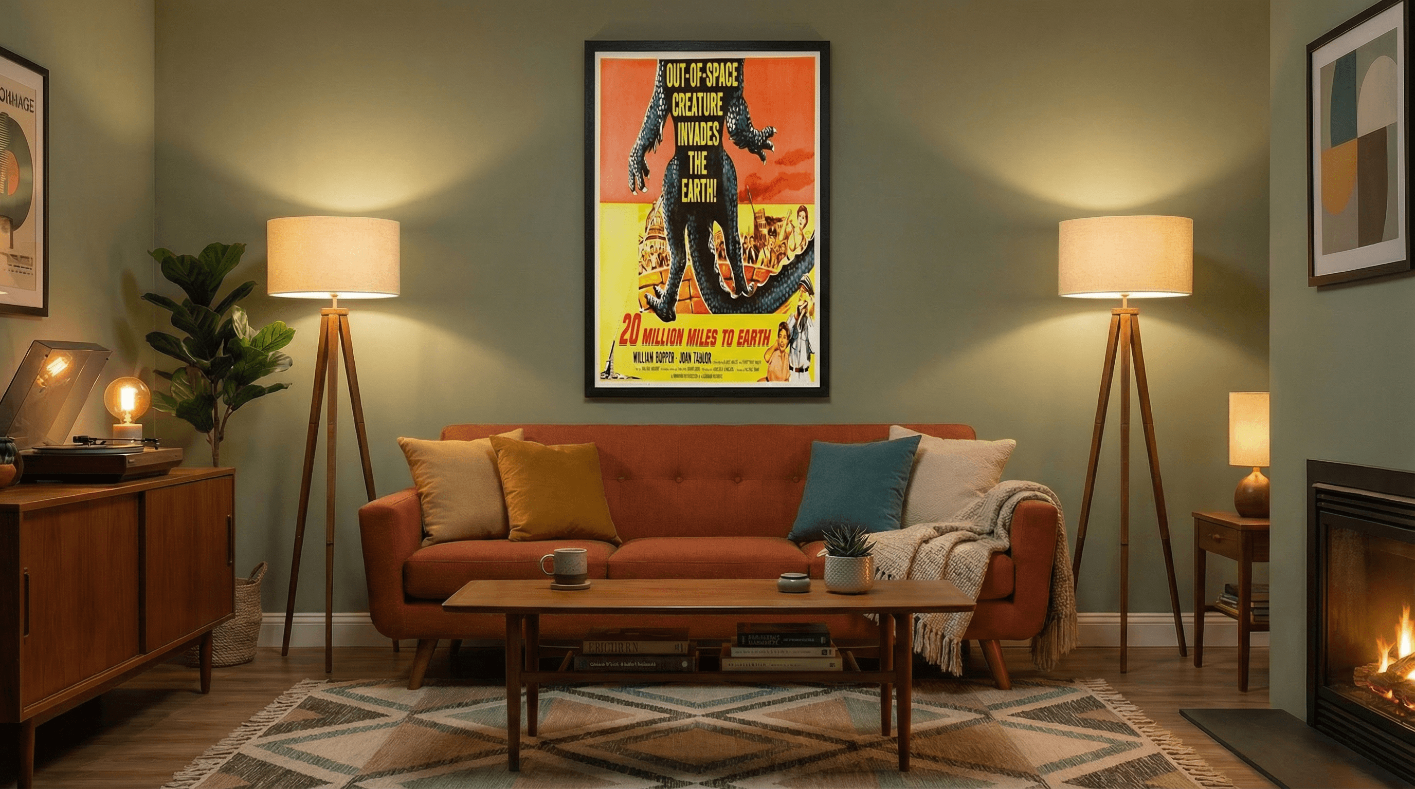 20 Million Miles to Earth, William Hopper & Joan Taylor, 1957 2