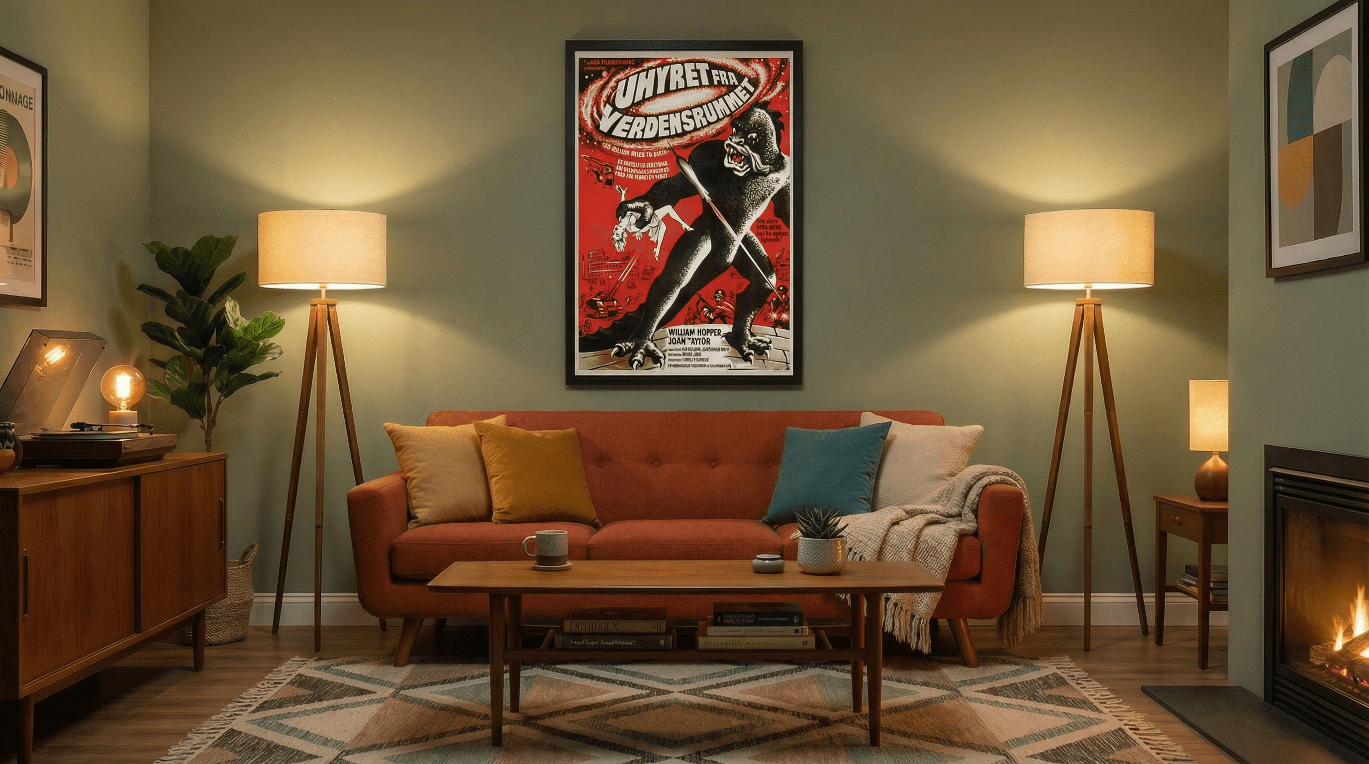 Uhyret fra Verdensrummet (20 Million Miles to Earth), 1950’erne dansk plakat 2