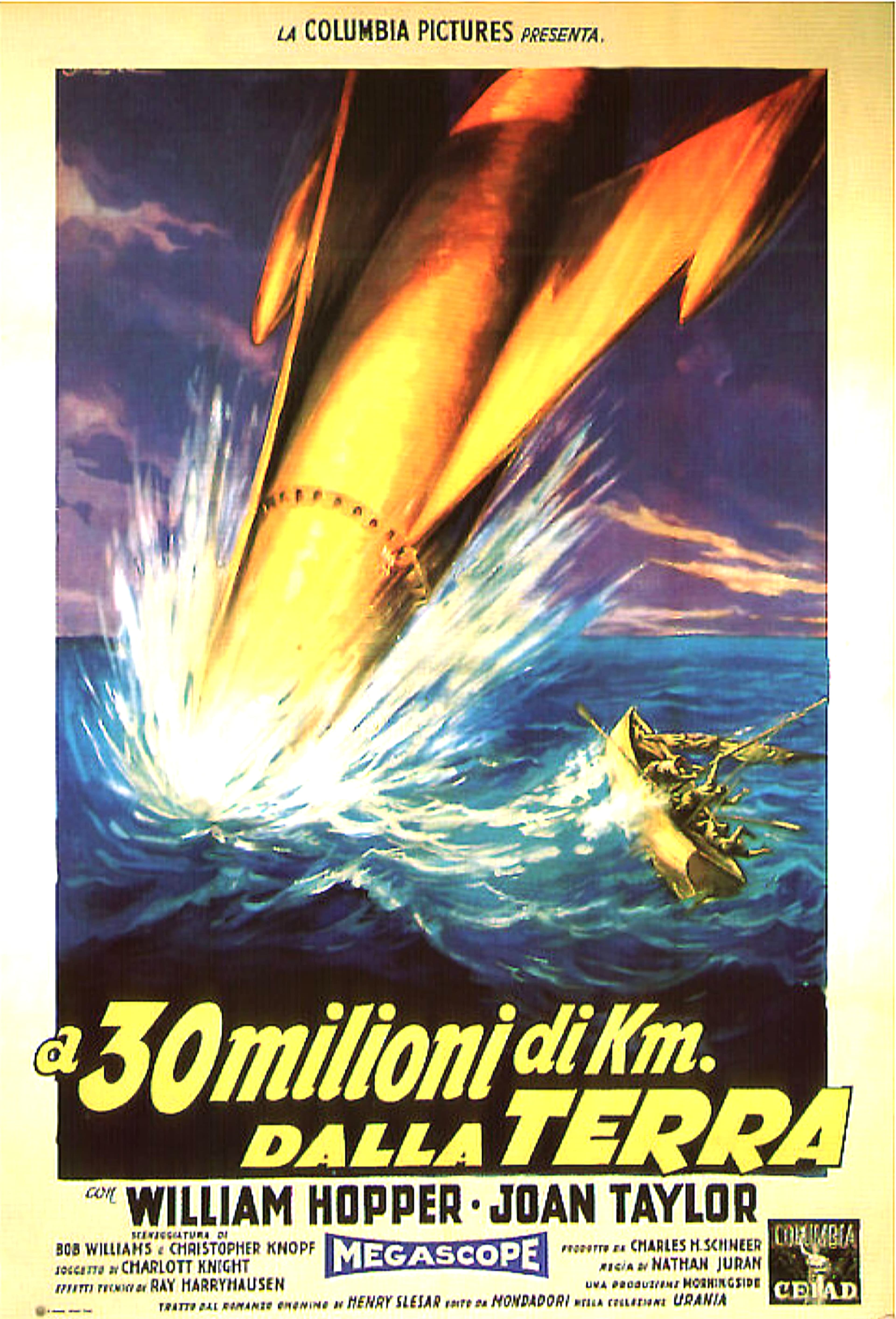 A 30 milioni di km dalla Terra, William Hopper Sci‑Fi, 1950s