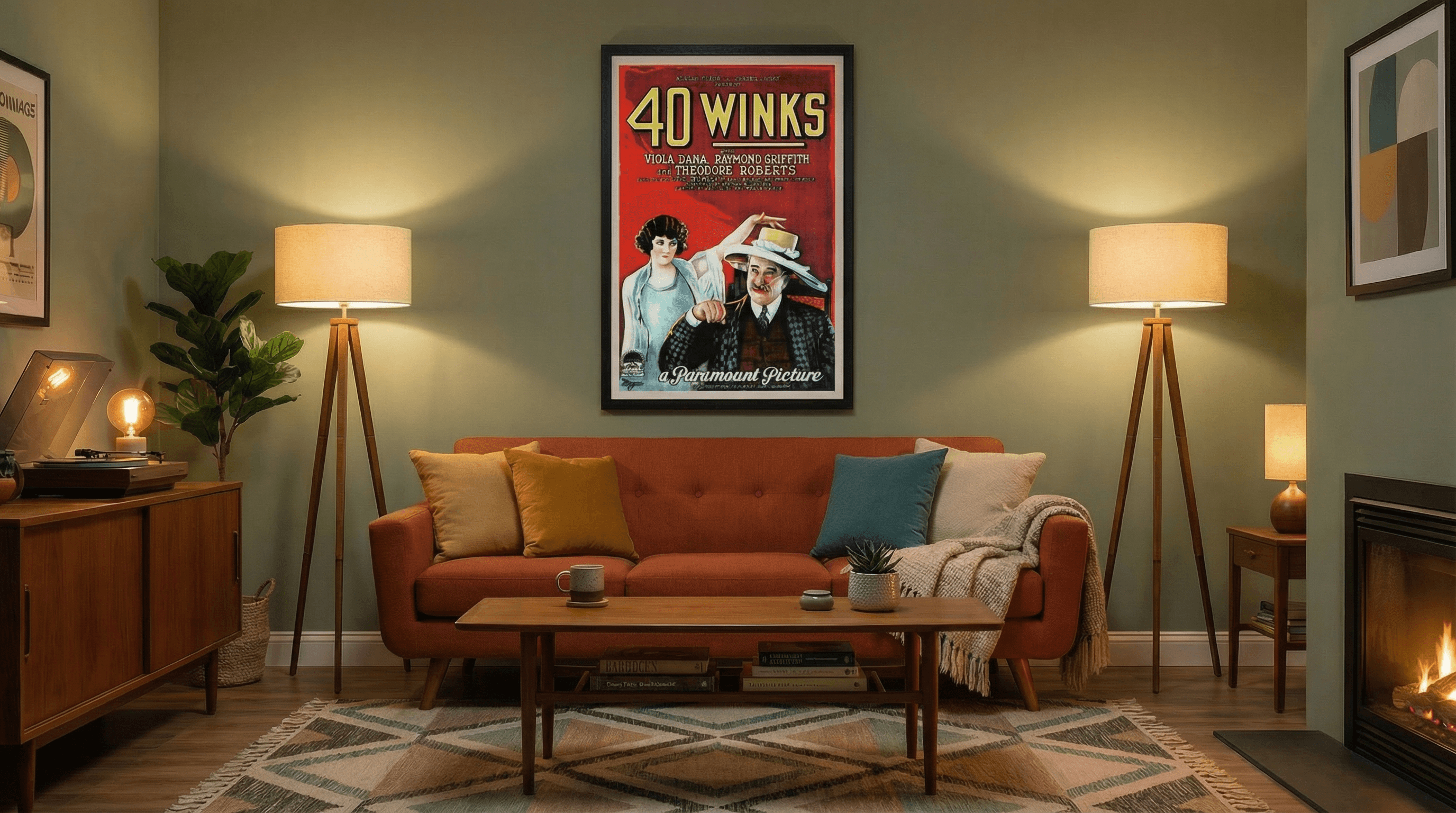 40 Winks, Paramount Comedy with Dana & Griffith, 1910s 2