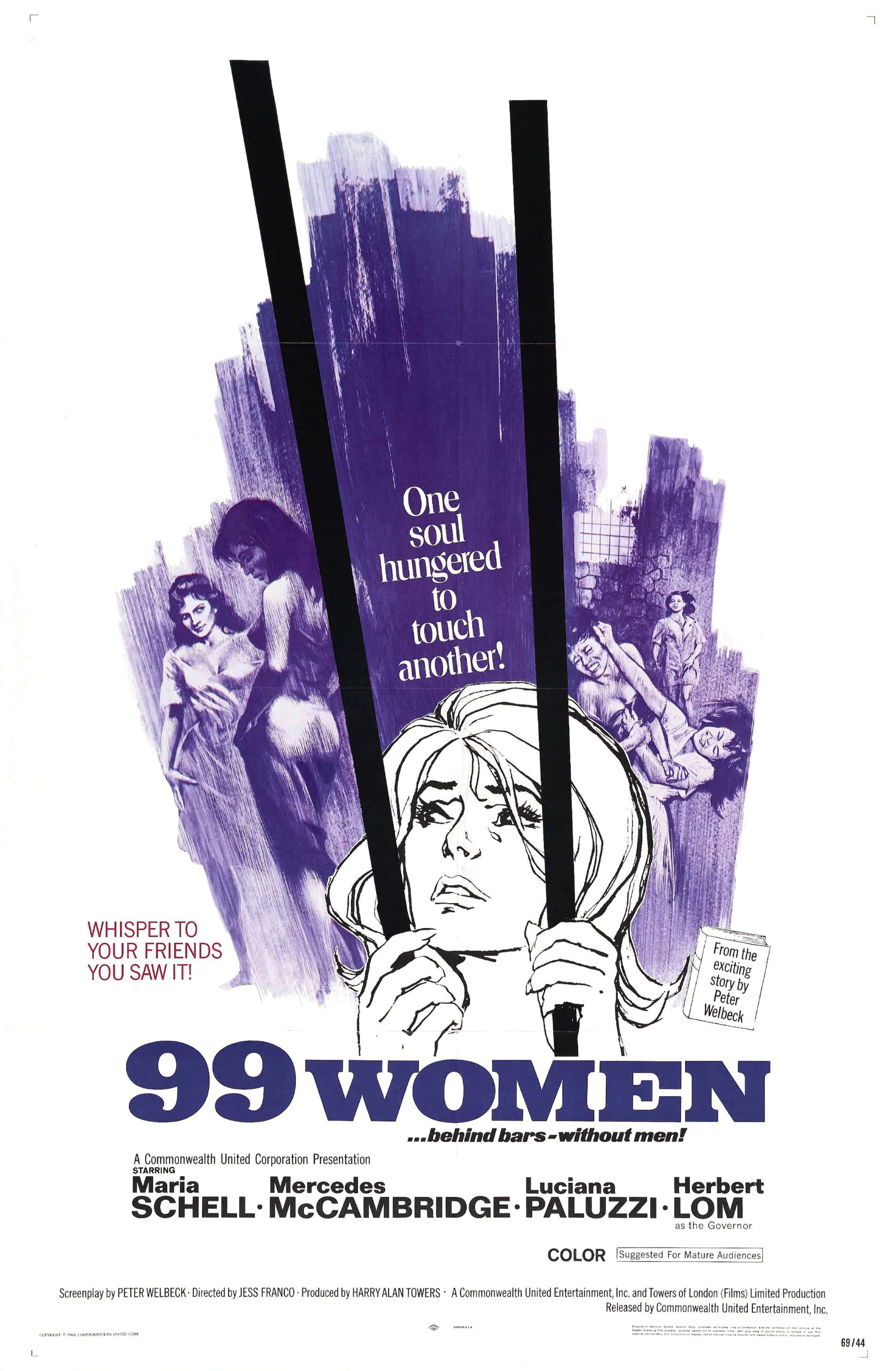 99 Women, Jess Franco’s Women-in-Prison Drama, Late 1960s