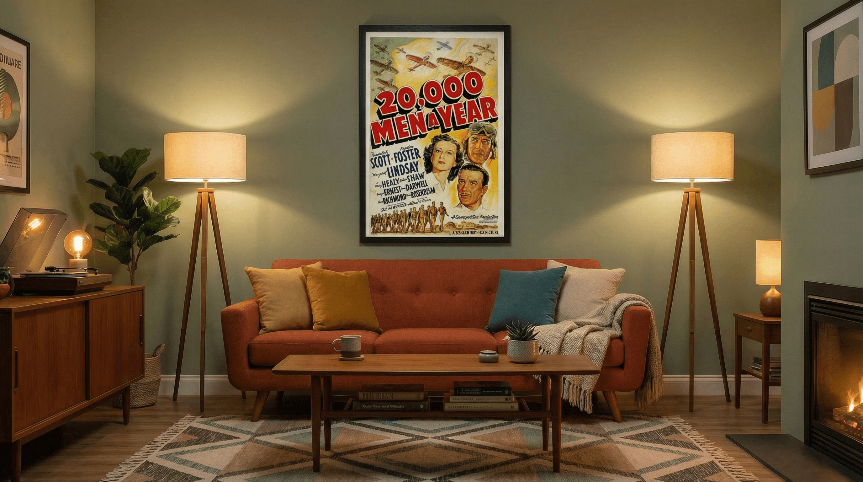 20,000 Men a Year, Randolph Scott Aviation Drama, 1939 2