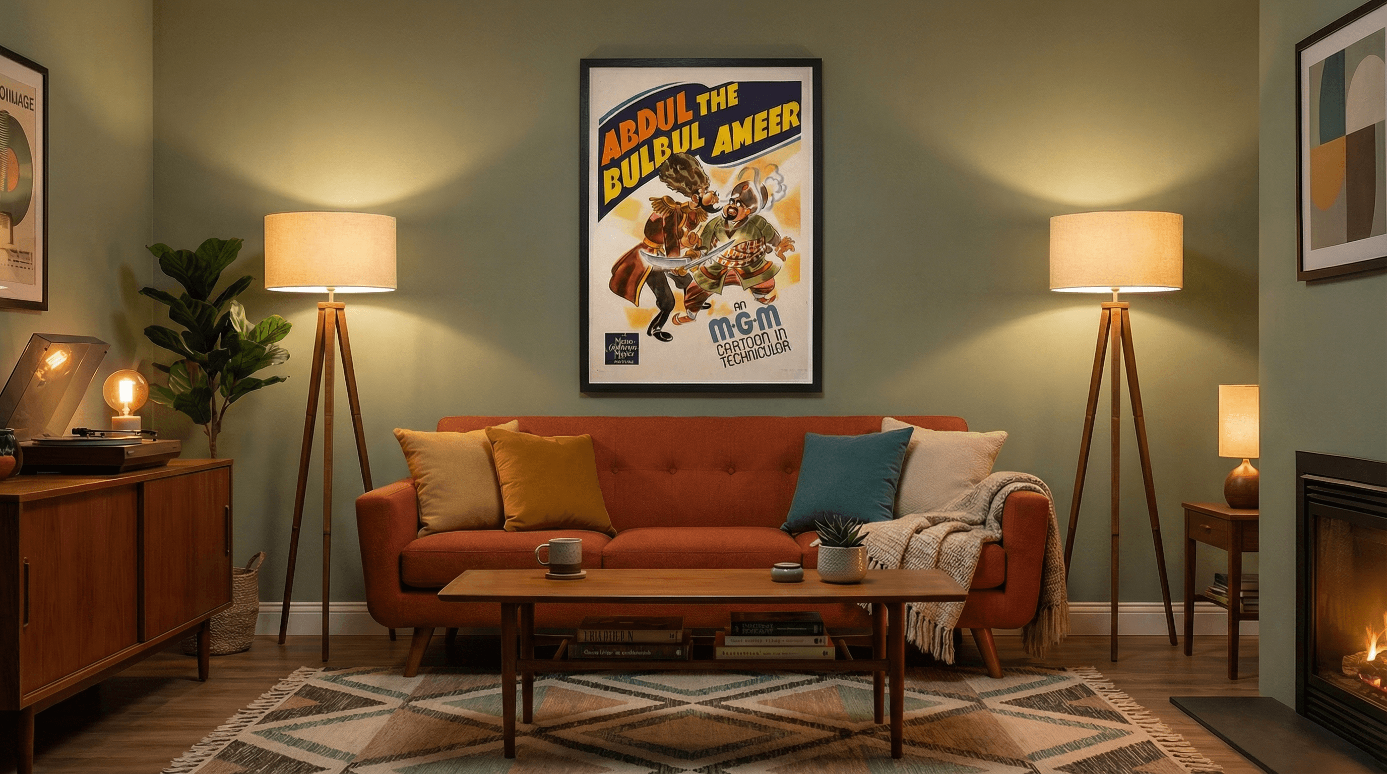 Abdul the Bulbul Ameer, MGM Technicolor Cartoon Poster, 1941 2